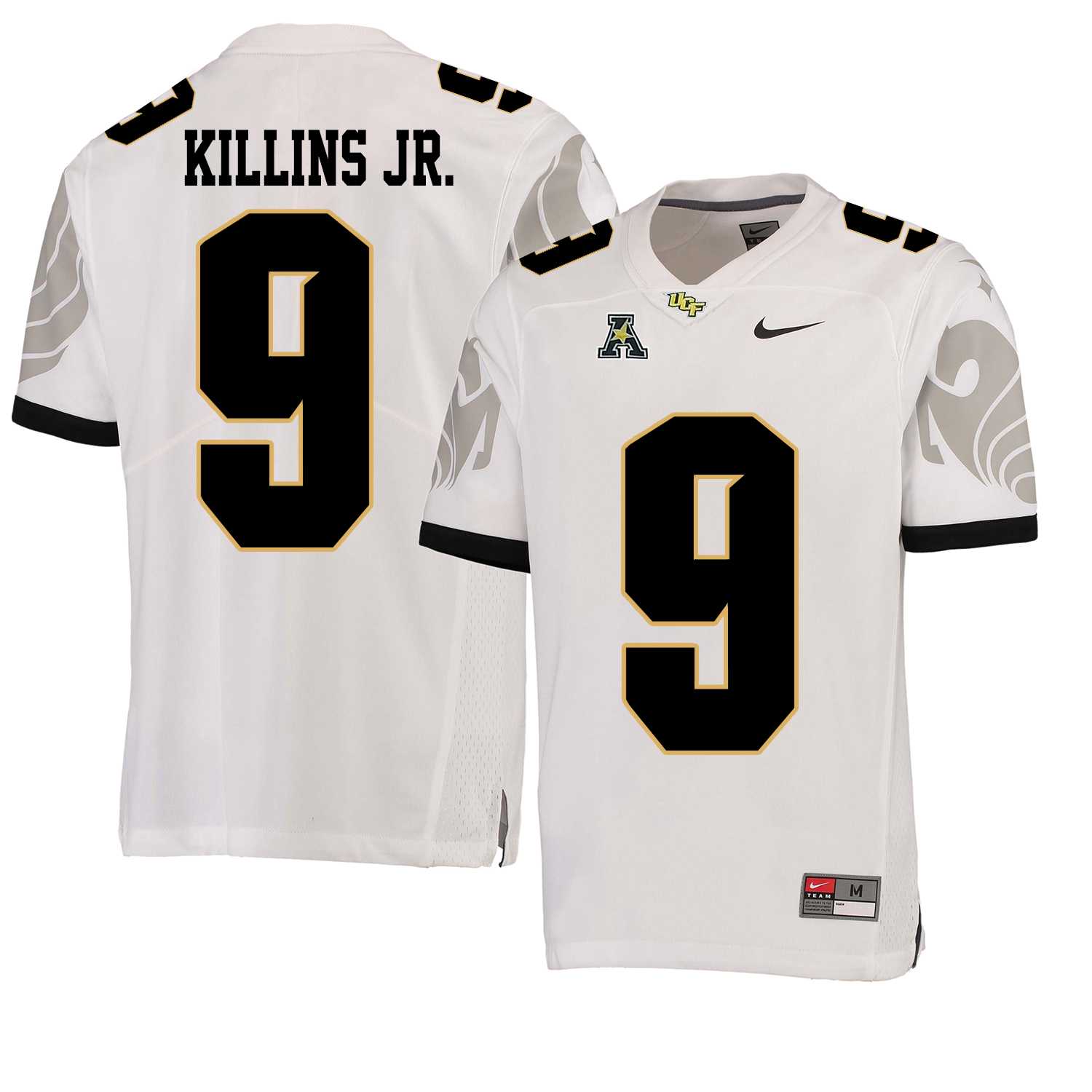 UCF Knights #9 Adrian Killins Jr. White College Football Jersey